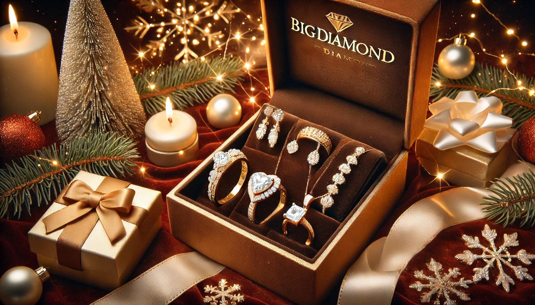 Elegancka biżuteria na Święta Bożego Narodzenia, prezenty świąteczne BigDIAMOND.