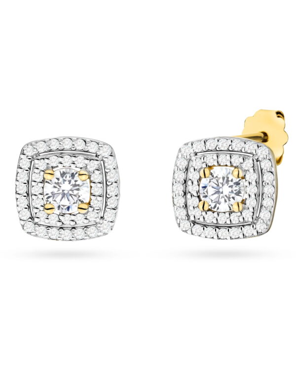 Jubiler Kraków Złota zawieszka z brylantami diamentami laboratoryjnymi BigDIAMOND 6
