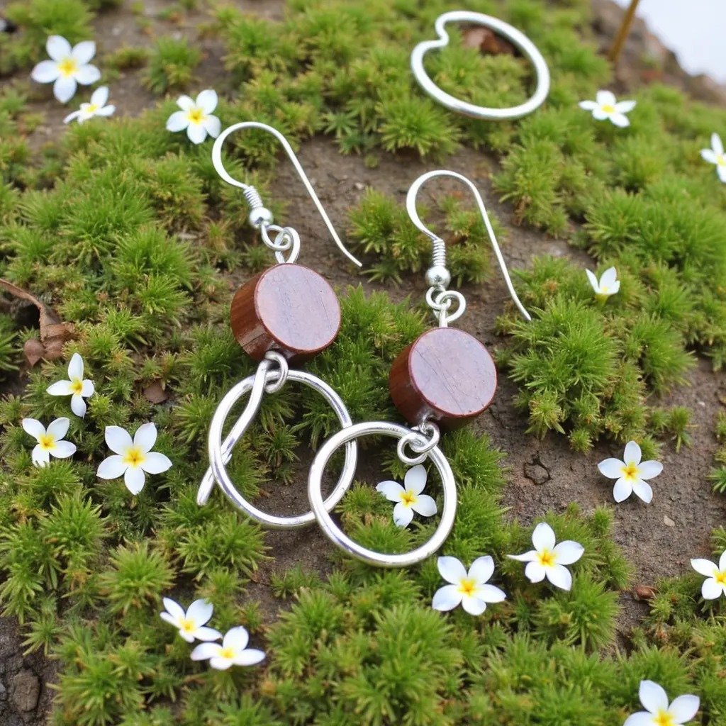 Eko-kolczyki handmade z recyklingu – BigDIAMOND