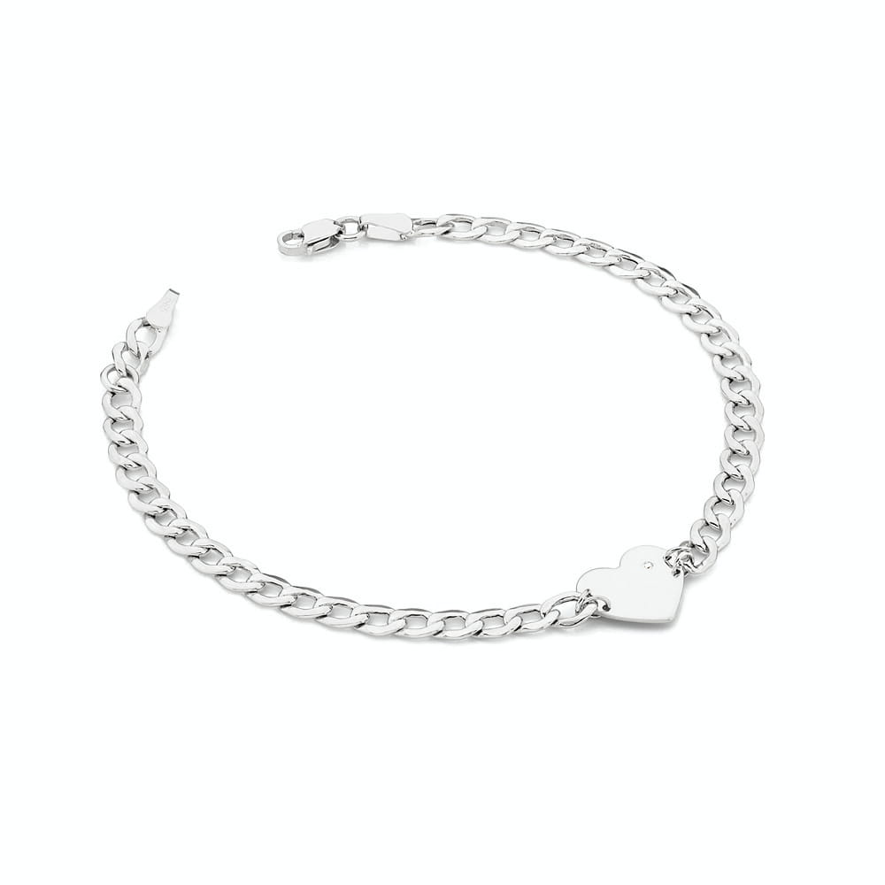Bransoletka B006 z diamentami białe złoto Jubiler Kraków BigDIAMOND