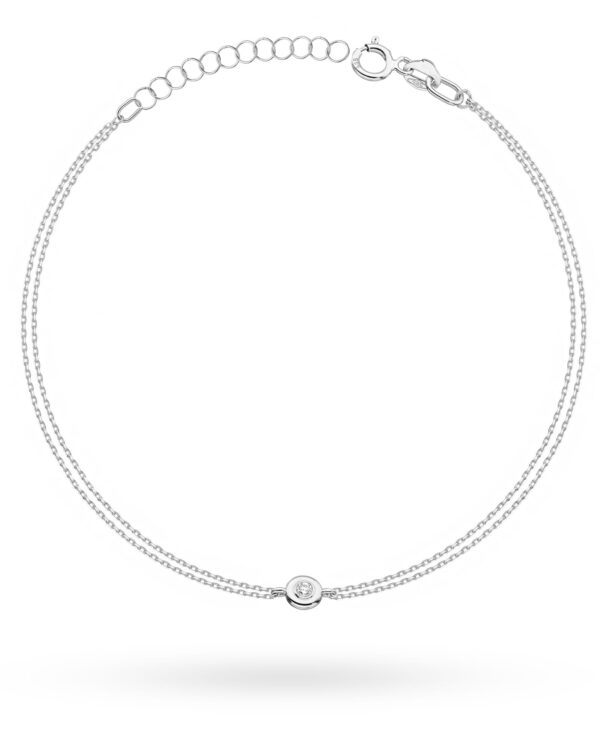 Bransoletka B038 z diamentem Jubiler Kraków BigDIAMOND