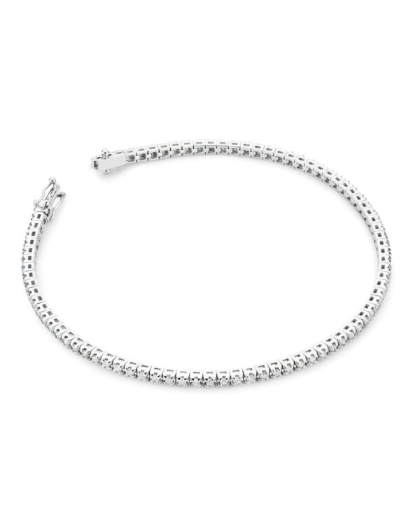 Bransoletka B39150 z diamentami białe złoto Jubiler Kraków BigDIAMOND