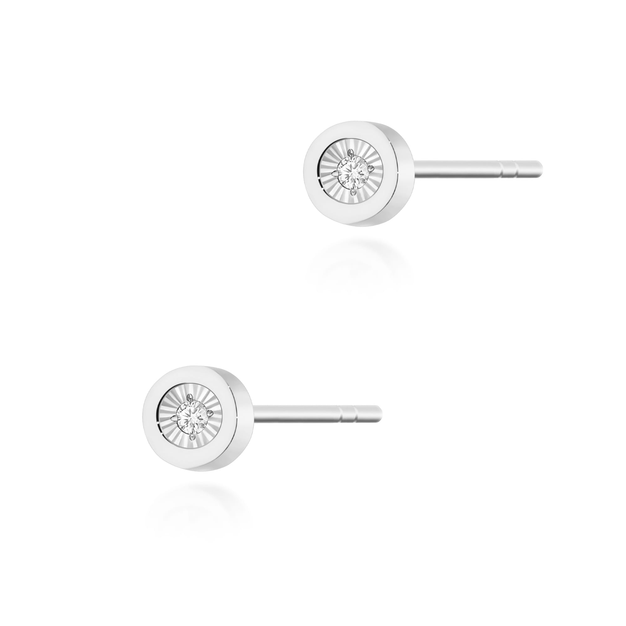 Kolczyki CK017 Diament 2 x 0