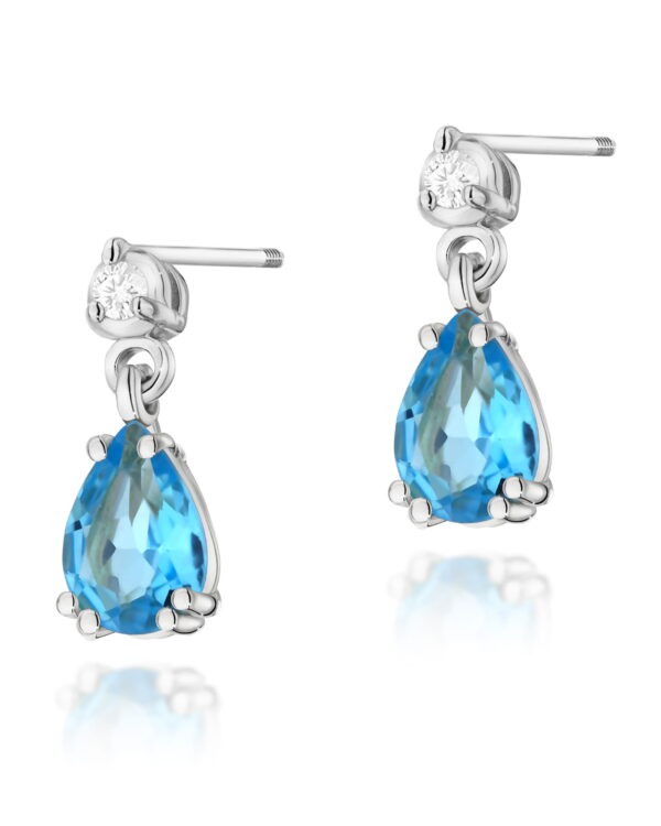 Kolczyki K0006 Topaz 2 x 0