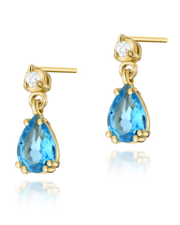 Kolczyki K0006 Topaz 2 x 0