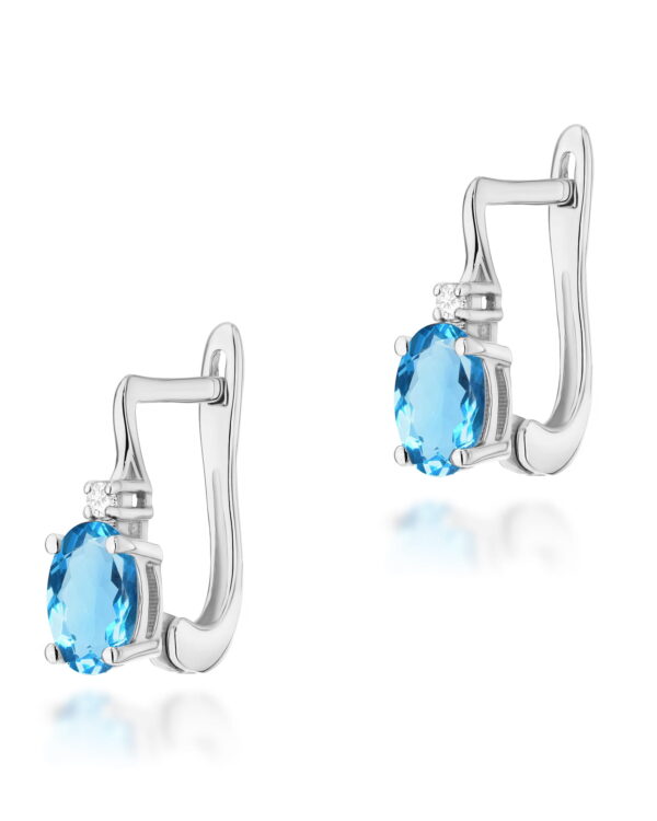 Kolczyki K0011 Topaz 2 x 0