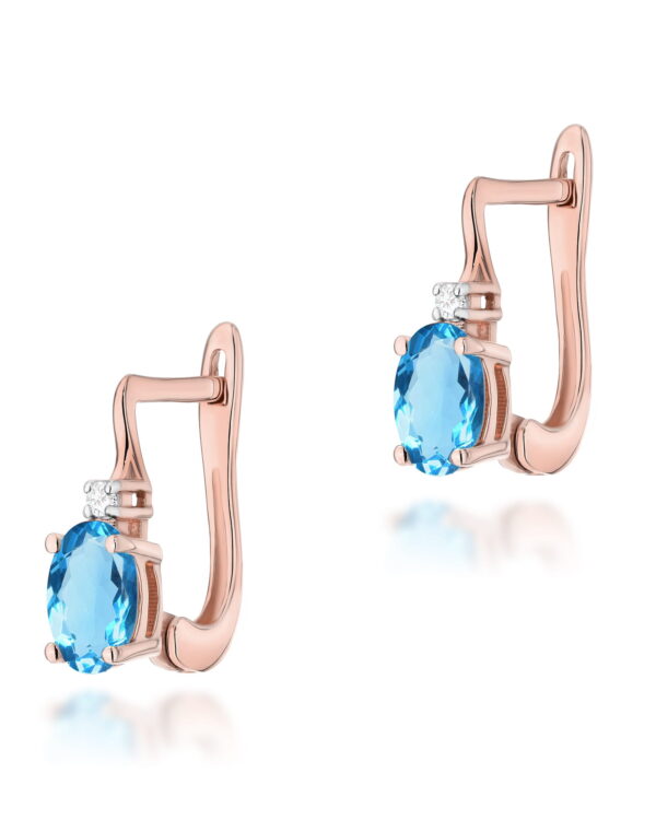Kolczyki K0011 Topaz 2 x 0
