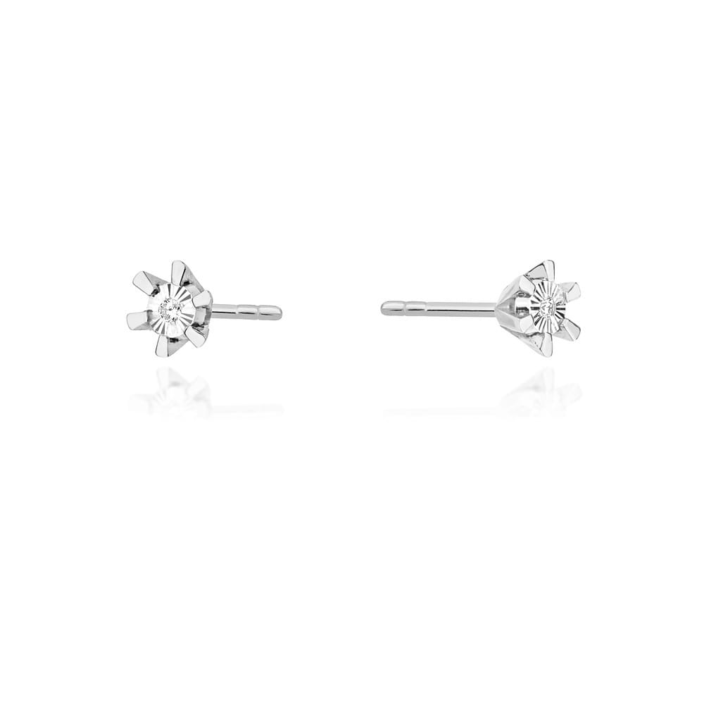 Kolczyki K0029 Diament 2 x 0