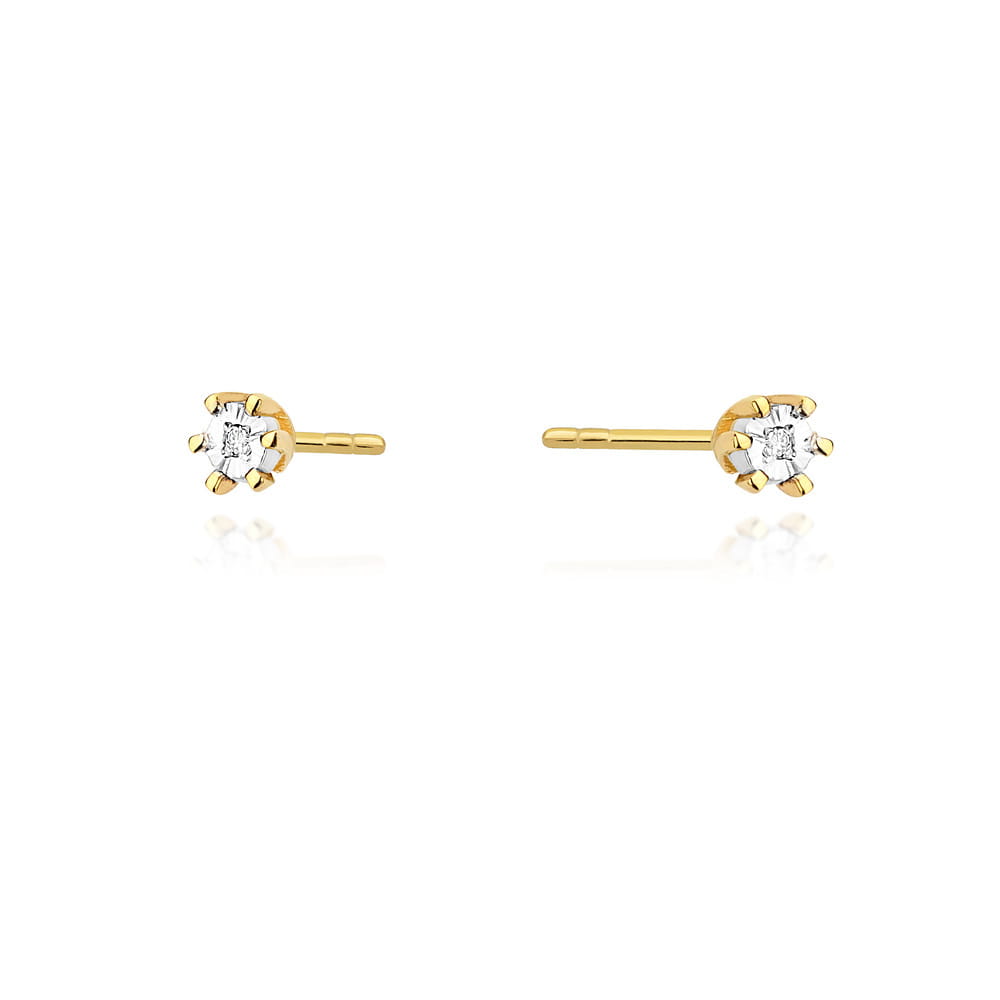 Kolczyki K0031 Diament 2 x 0