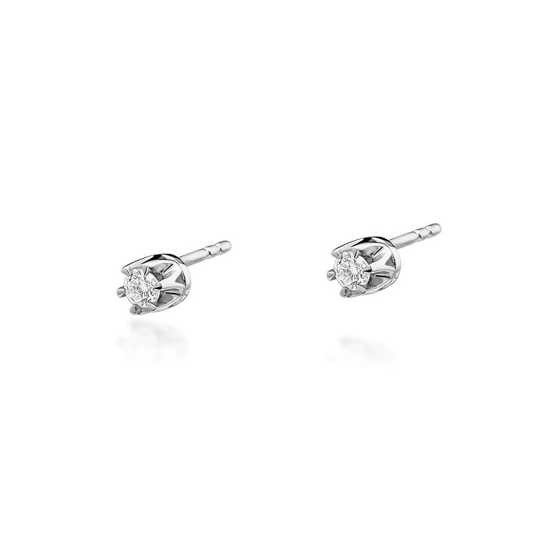 Kolczyki K0032 Diament 2 x 0