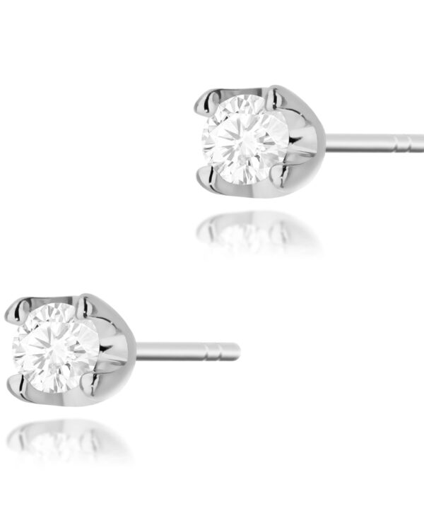 Kolczyki K0034 Diament 2 x 0