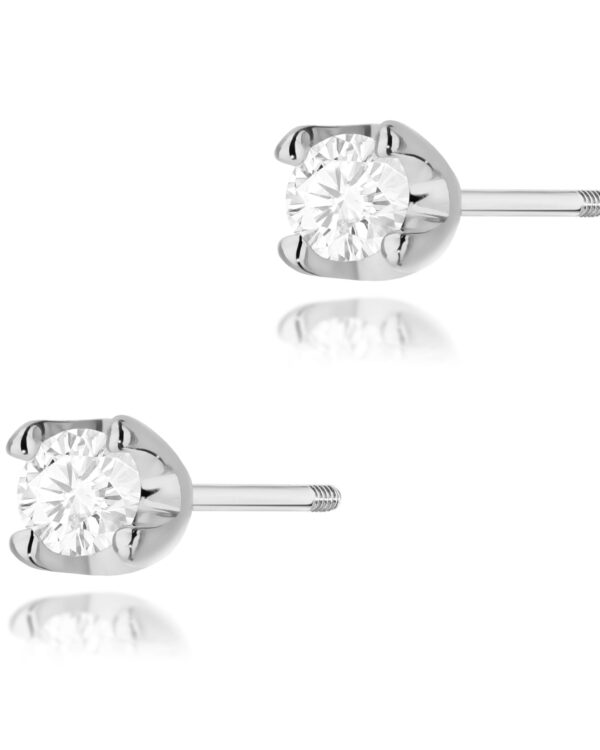 Kolczyki K0034 Diament 2 x 0
