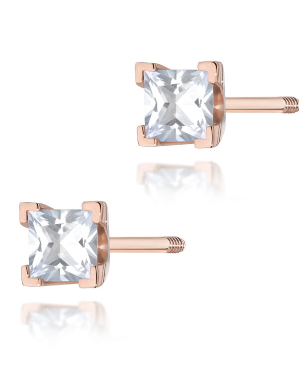 Kolczyki K0037 Diament 2 x 0