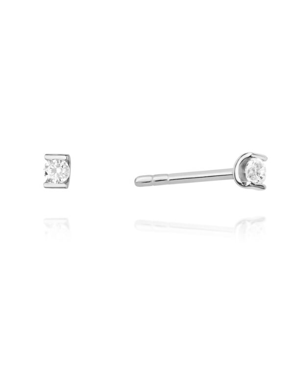Kolczyki K0055 Diament 2 x 0