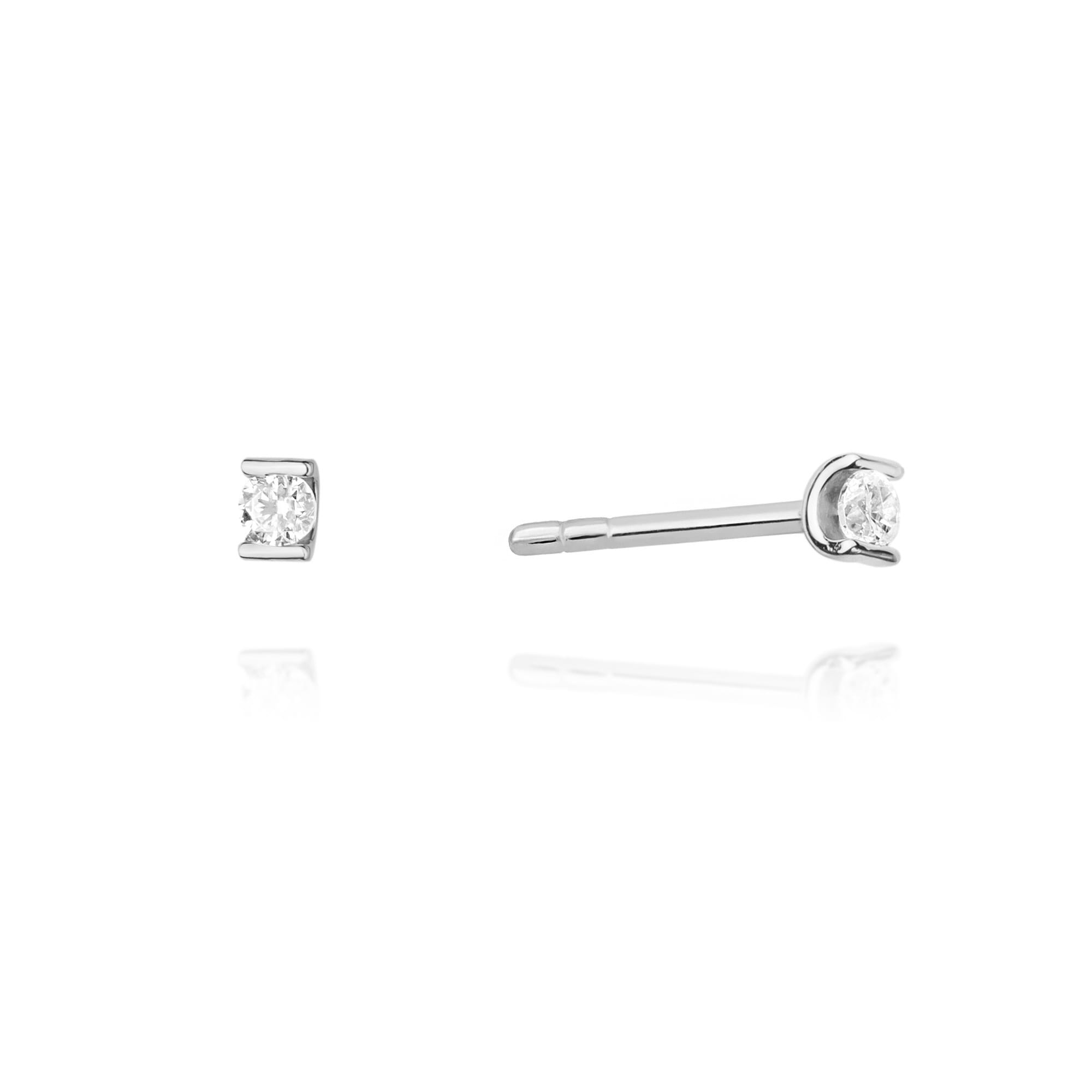 Kolczyki K0055 Diament 2 x 0