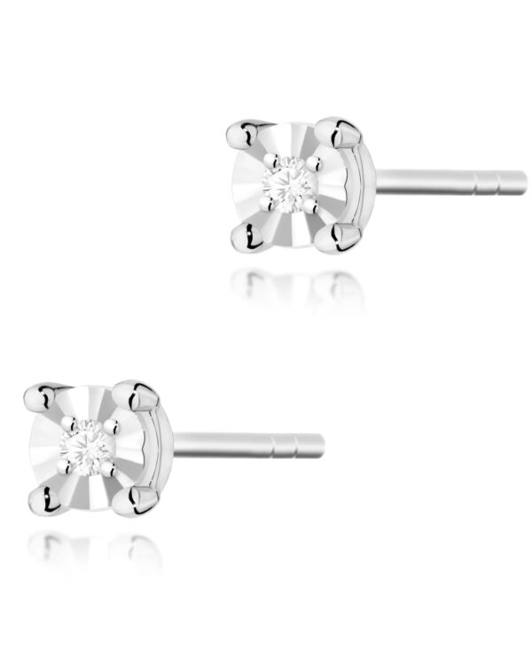 Kolczyki K0058 Diament 2 x 0