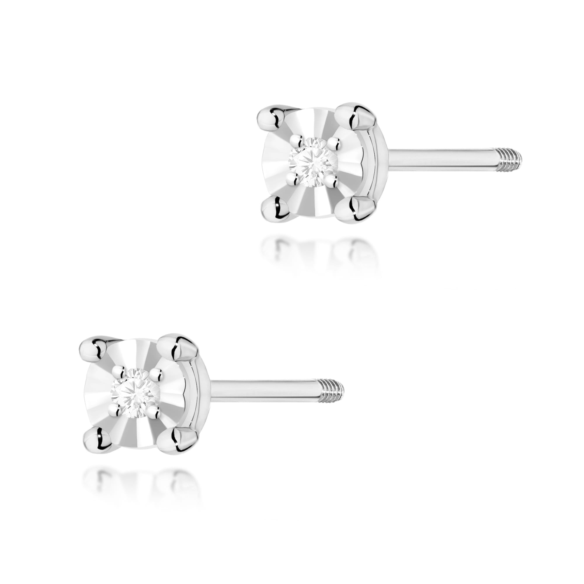 Kolczyki K0058 Diament 2 x 0