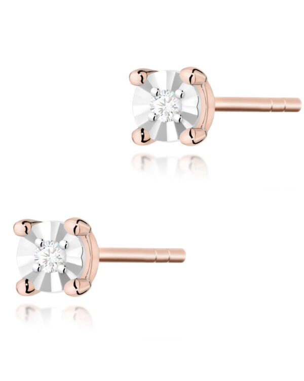 Kolczyki K0058 Diament 2 x 0
