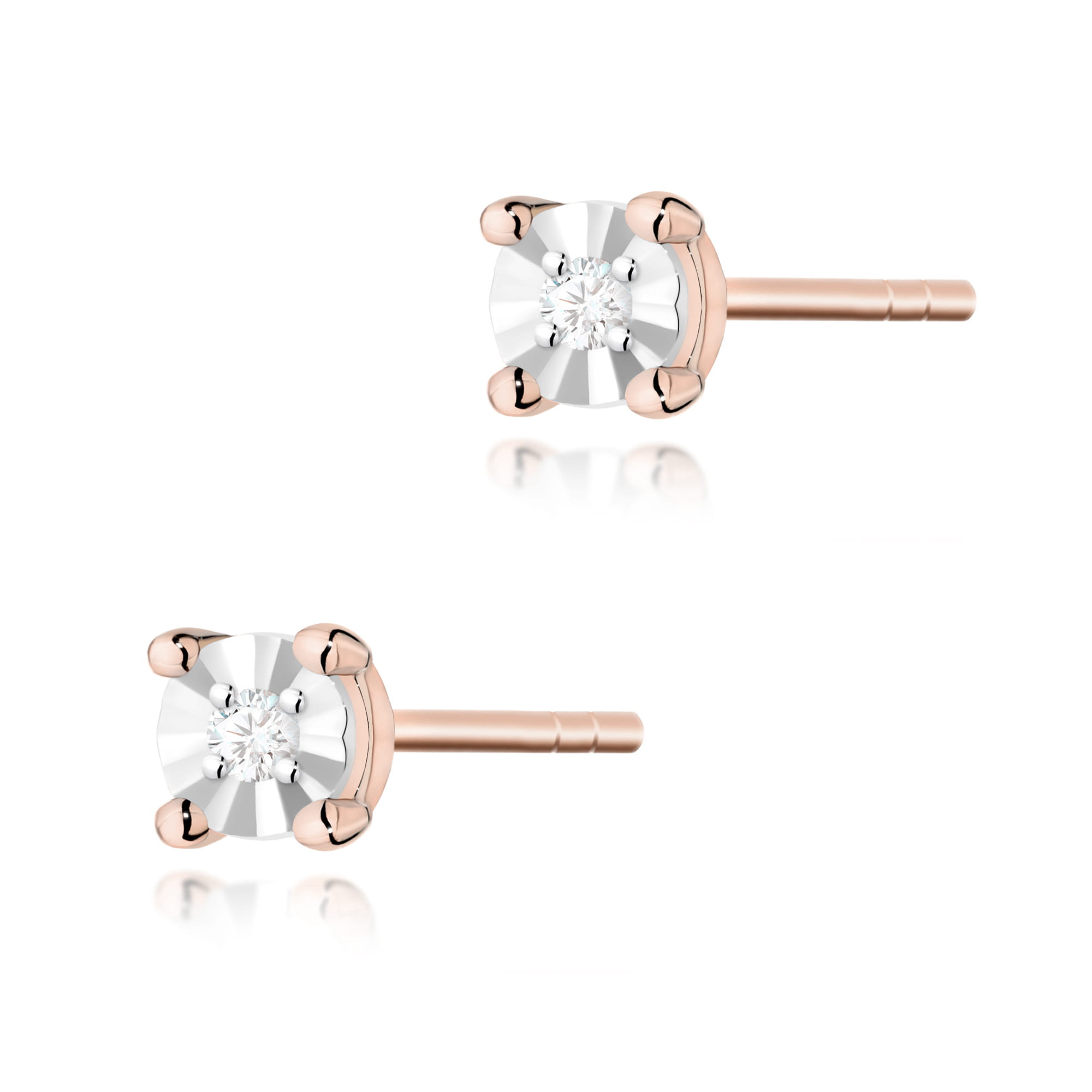 Kolczyki K0058 Diament 2 x 0