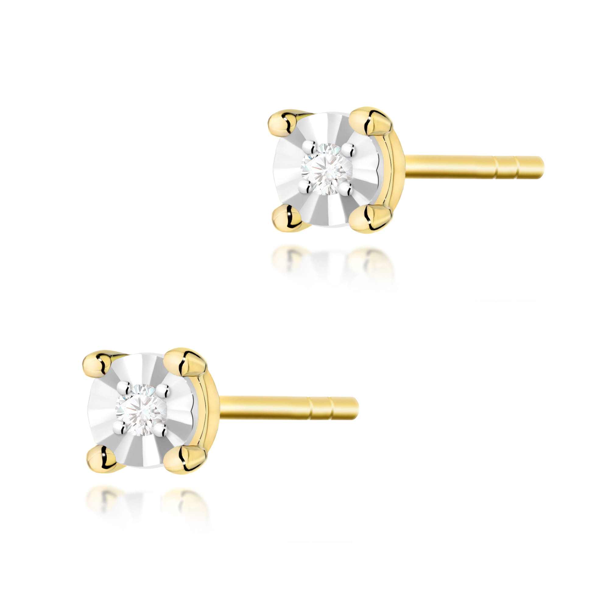 Kolczyki K0058 Diament 2 x 0