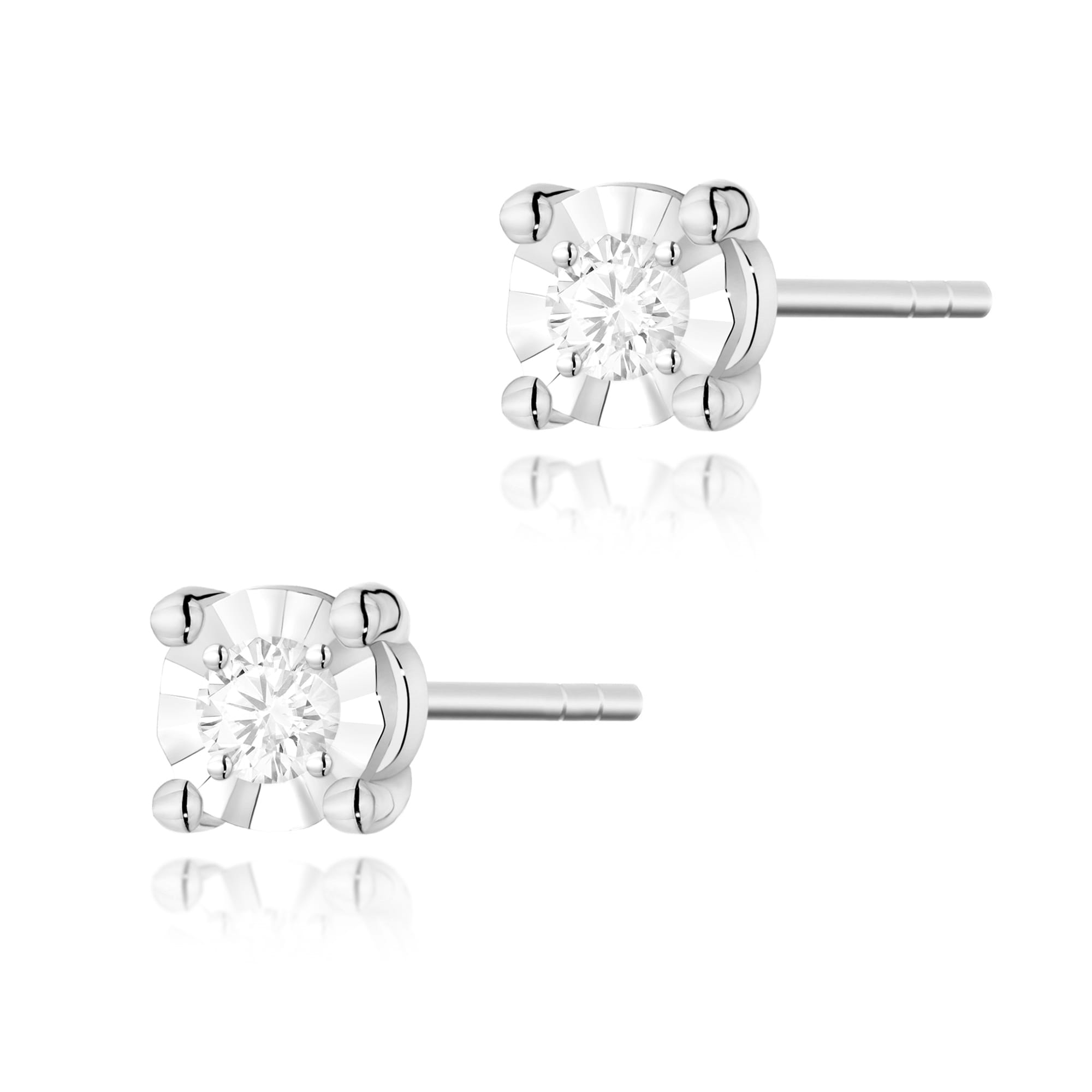 Kolczyki K0058 Diament 2 x 0