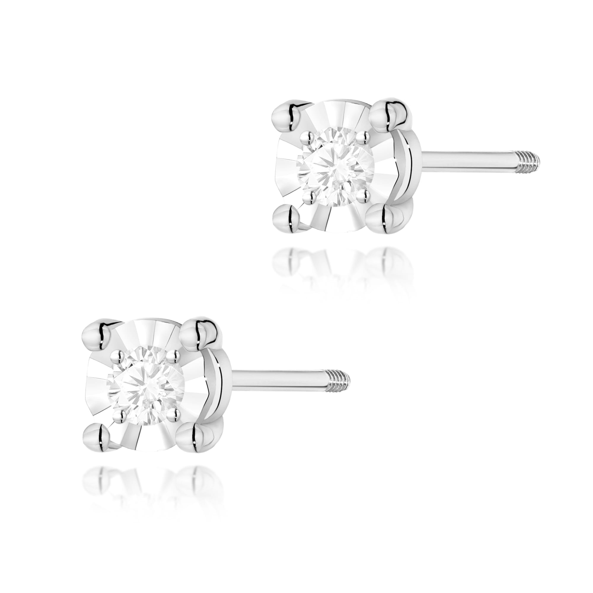 Kolczyki K0058 Diament 2 x 0