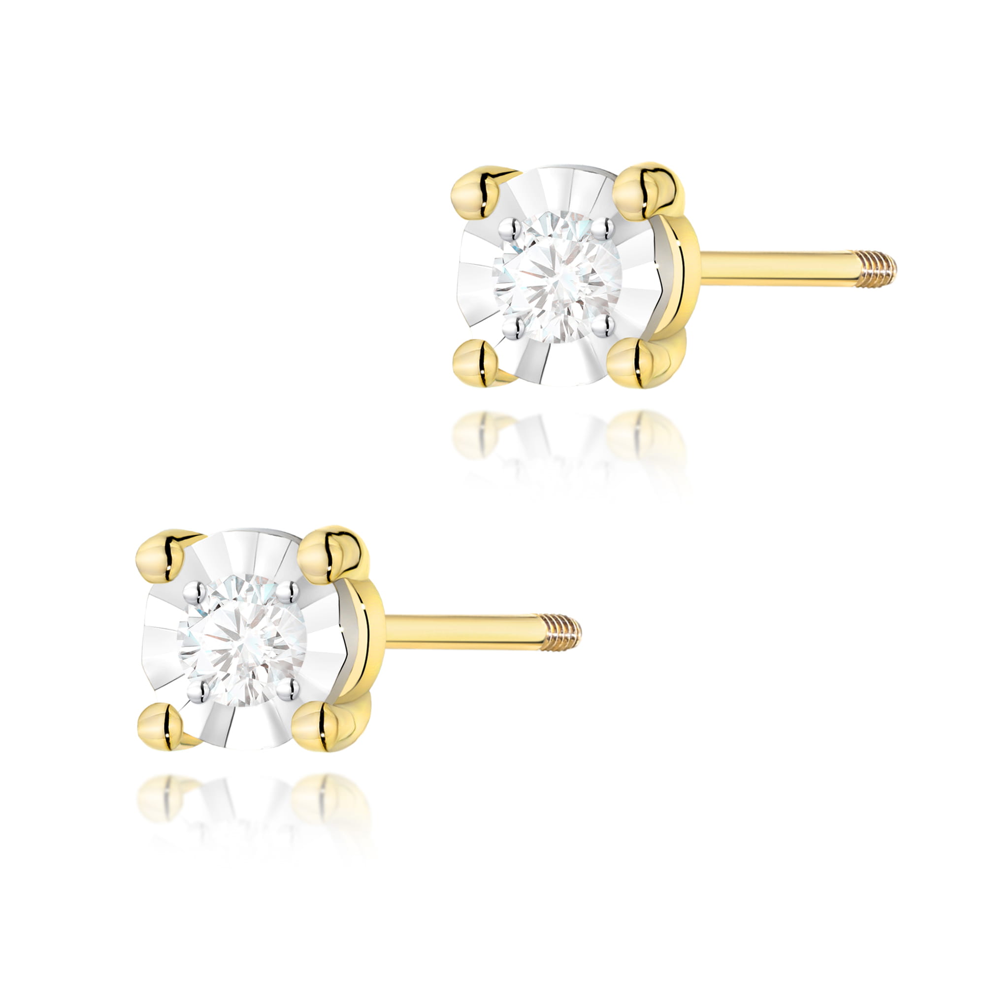 Kolczyki K0058 Diament 2 x 0
