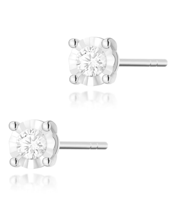 Kolczyki K0058 Diament 2 x 0