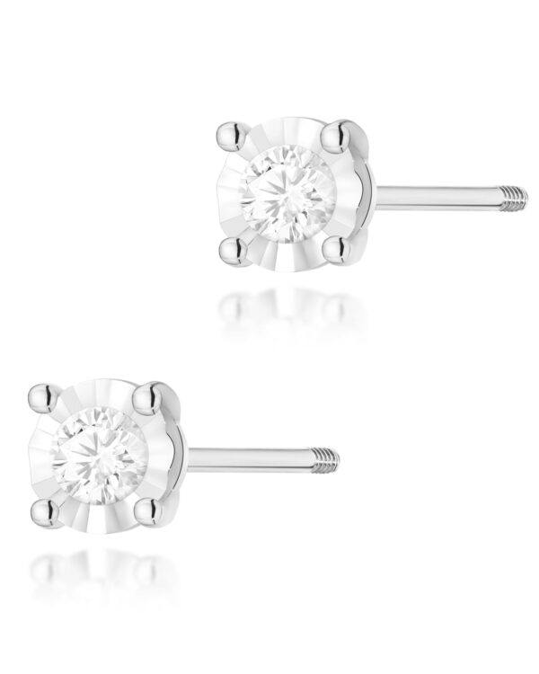 Kolczyki K0058 Diament 2 x 0