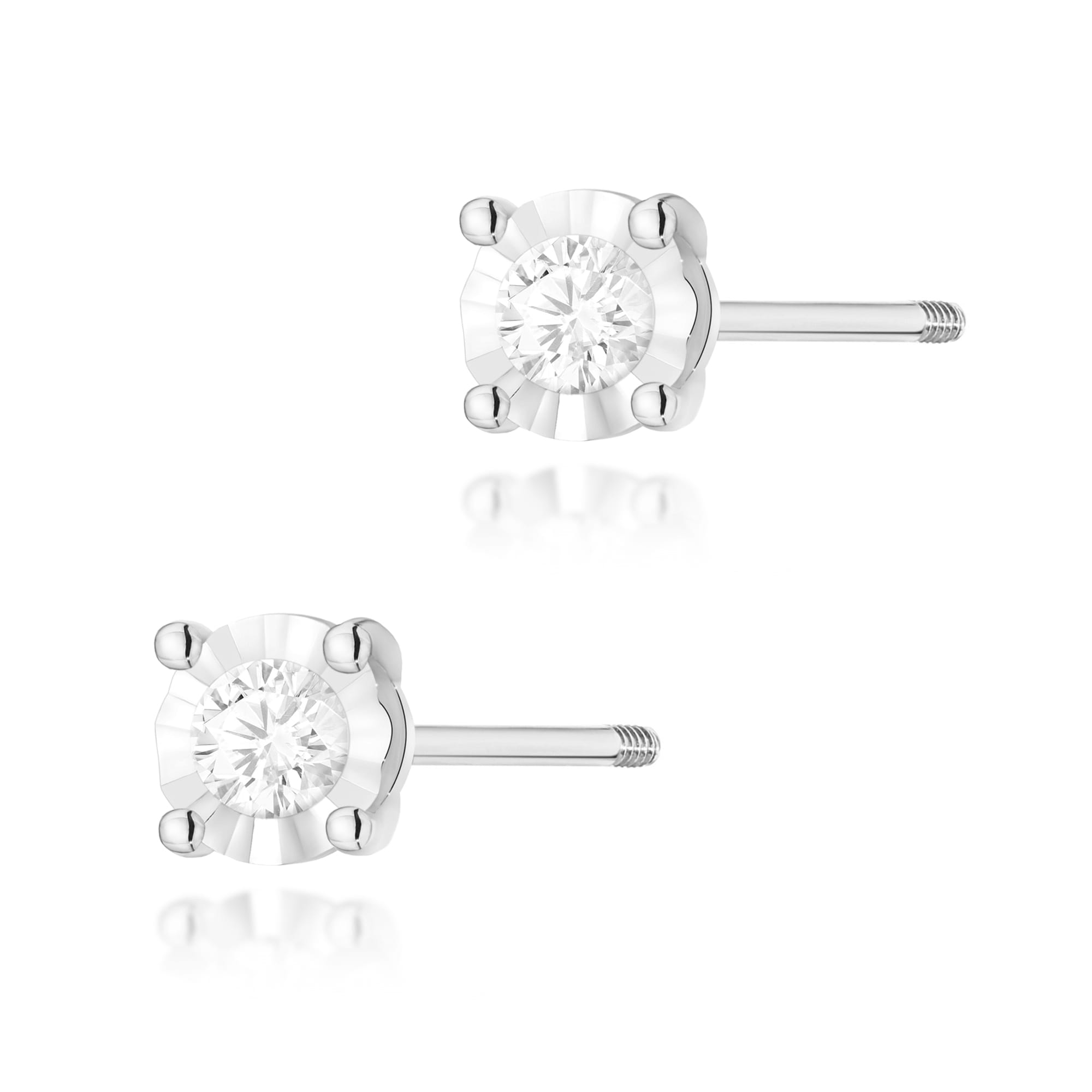 Kolczyki K0058 Diament 2 x 0