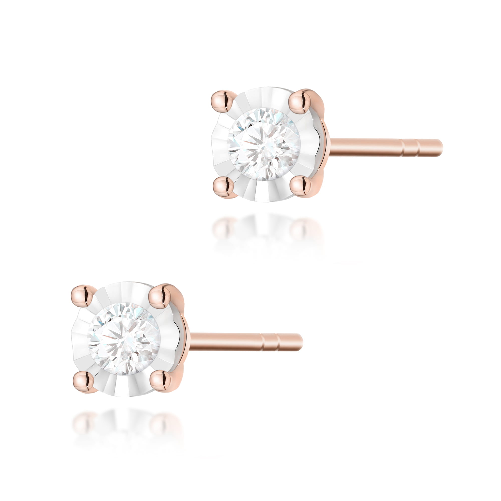 Kolczyki K0058 Diament 2 x 0