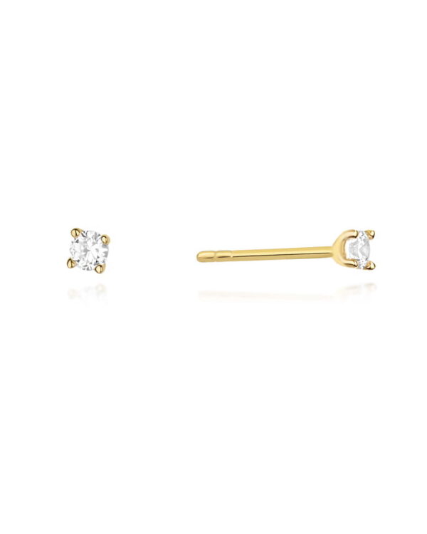 Kolczyki K0066 Diament 2 x 0