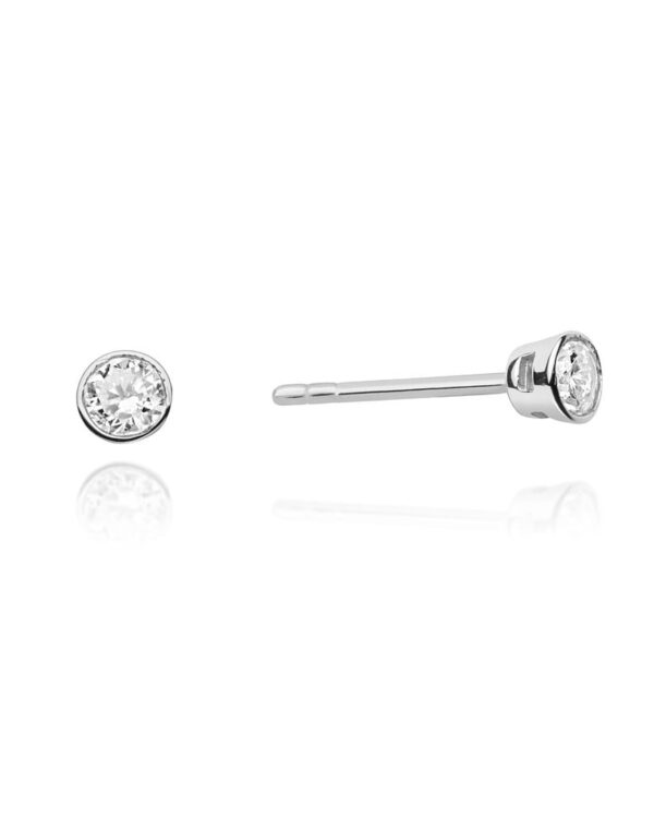 Kolczyki K0067 Diament 2 x 0