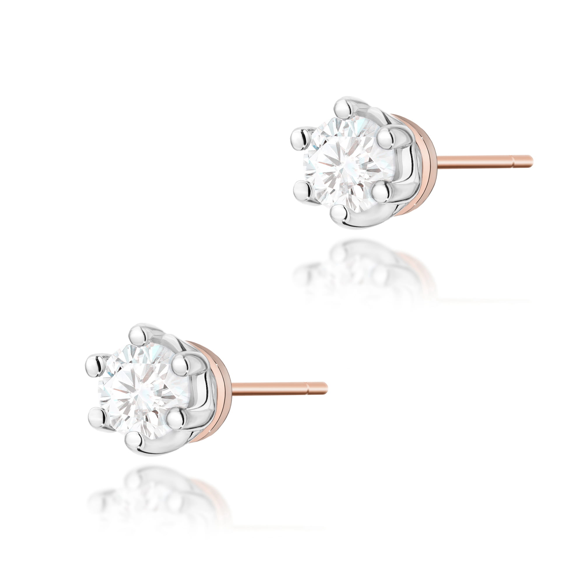 Kolczyki K0068 Diament 2 x 0