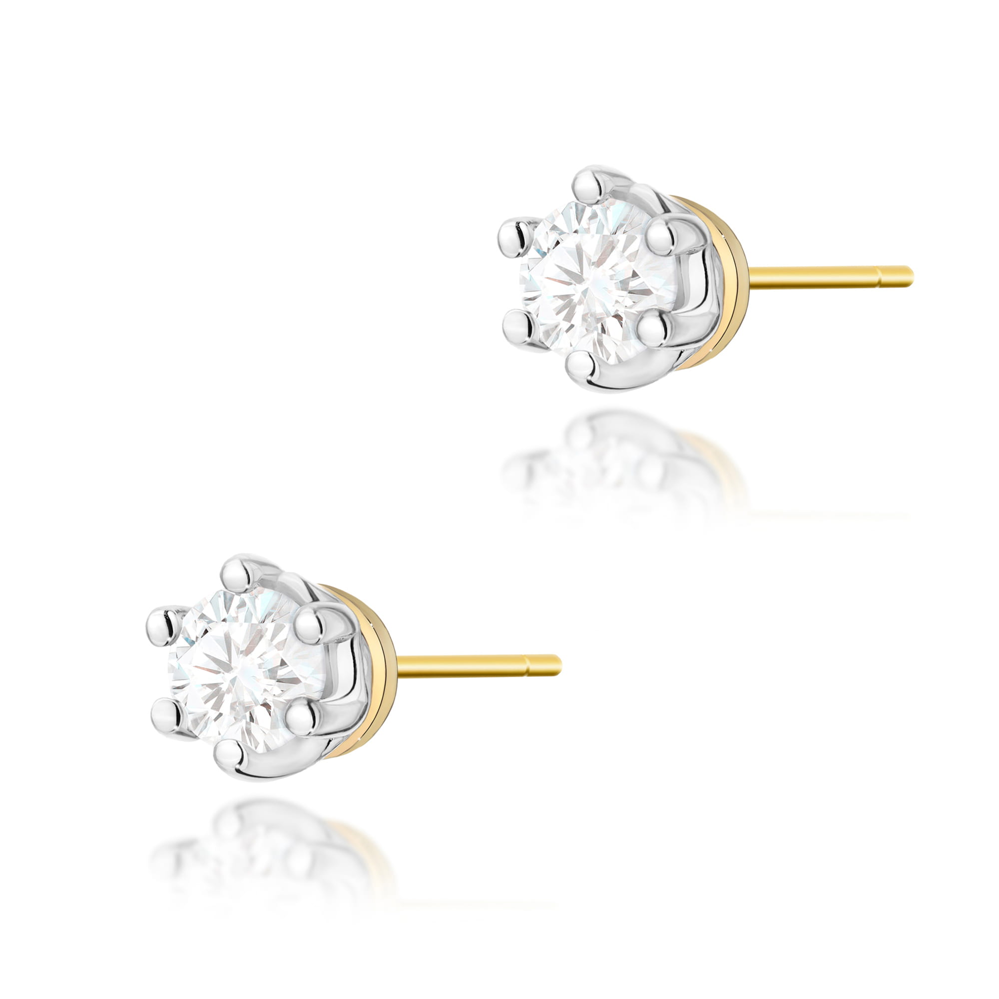 Kolczyki K0068 Diament 2 x 0
