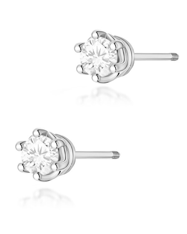 Kolczyki K0069 Diament 2 x 0