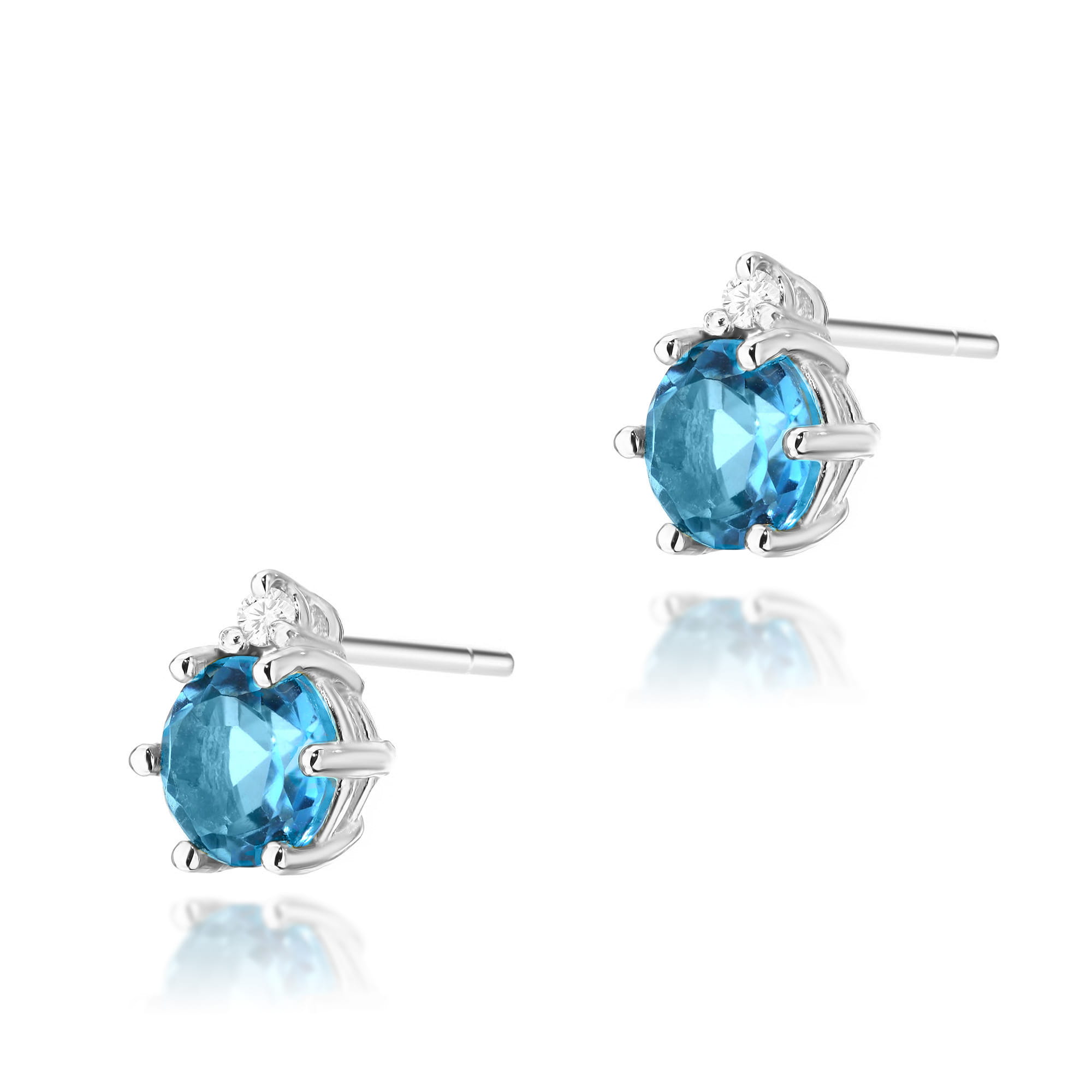 Kolczyki K0076 Topaz 2 x 0