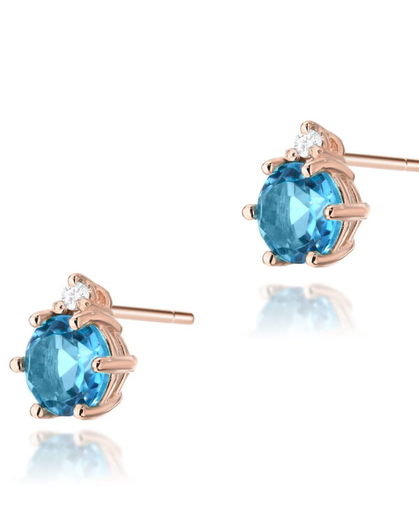 Kolczyki K0076 Topaz 2 x 0