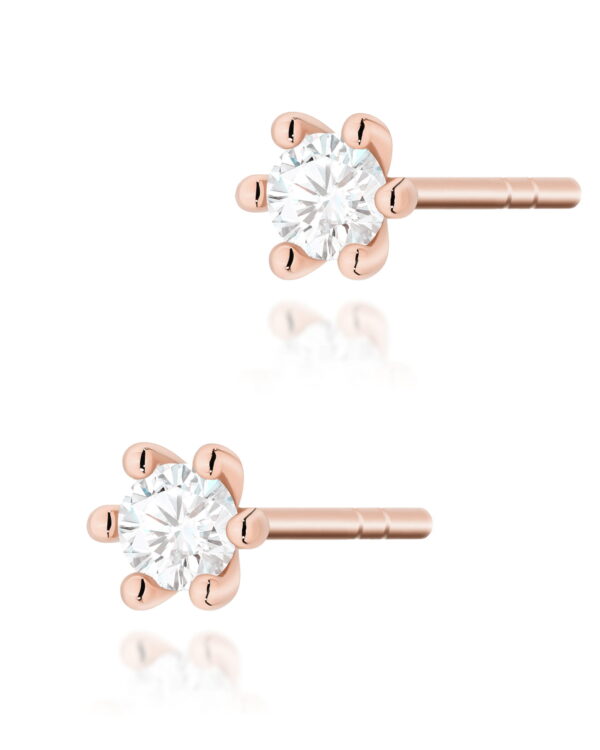 Kolczyki K0222 Diament 2 x 0