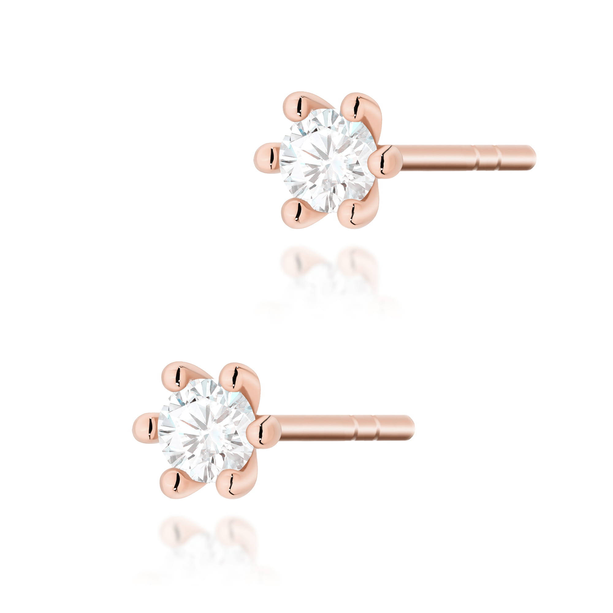 Kolczyki K0222 Diament 2 x 0