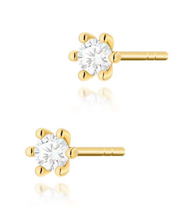 Kolczyki K0222 Diament 2 x 0