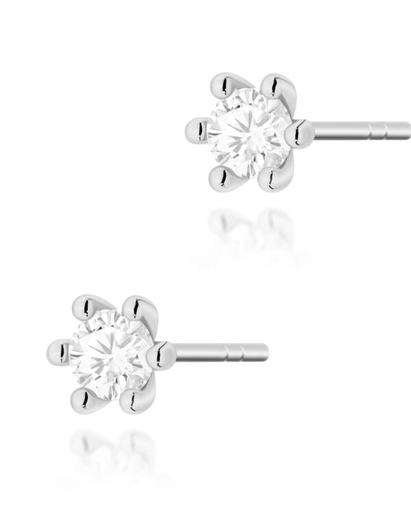 Kolczyki K0222 Diament 2 x 0