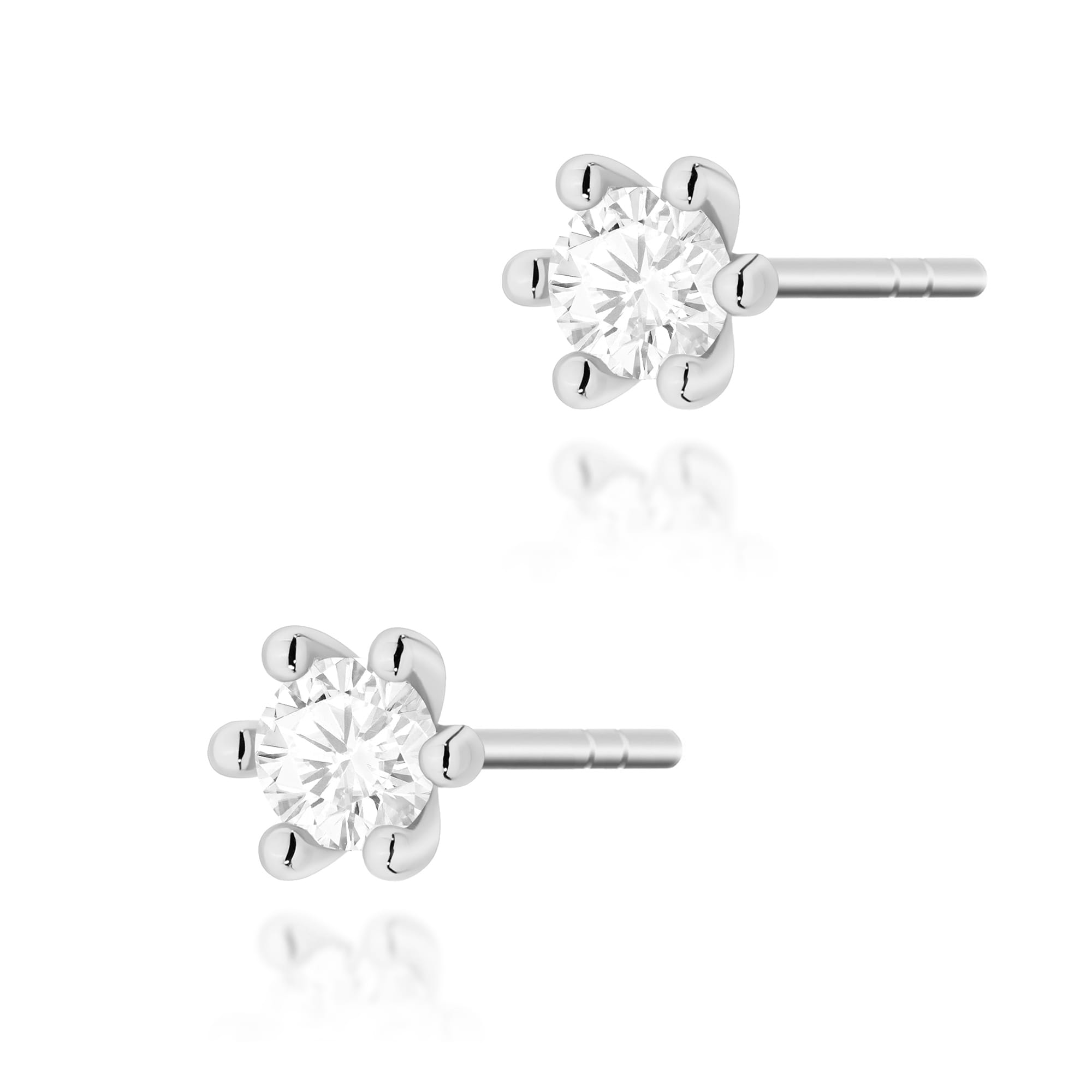 Kolczyki K0222 Diament 2 x 0