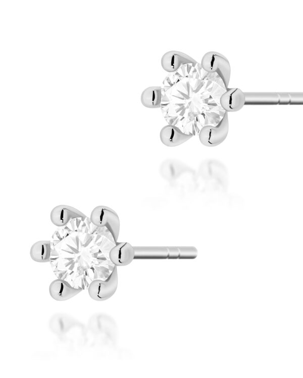 Kolczyki K0222 Diament 2 x 0
