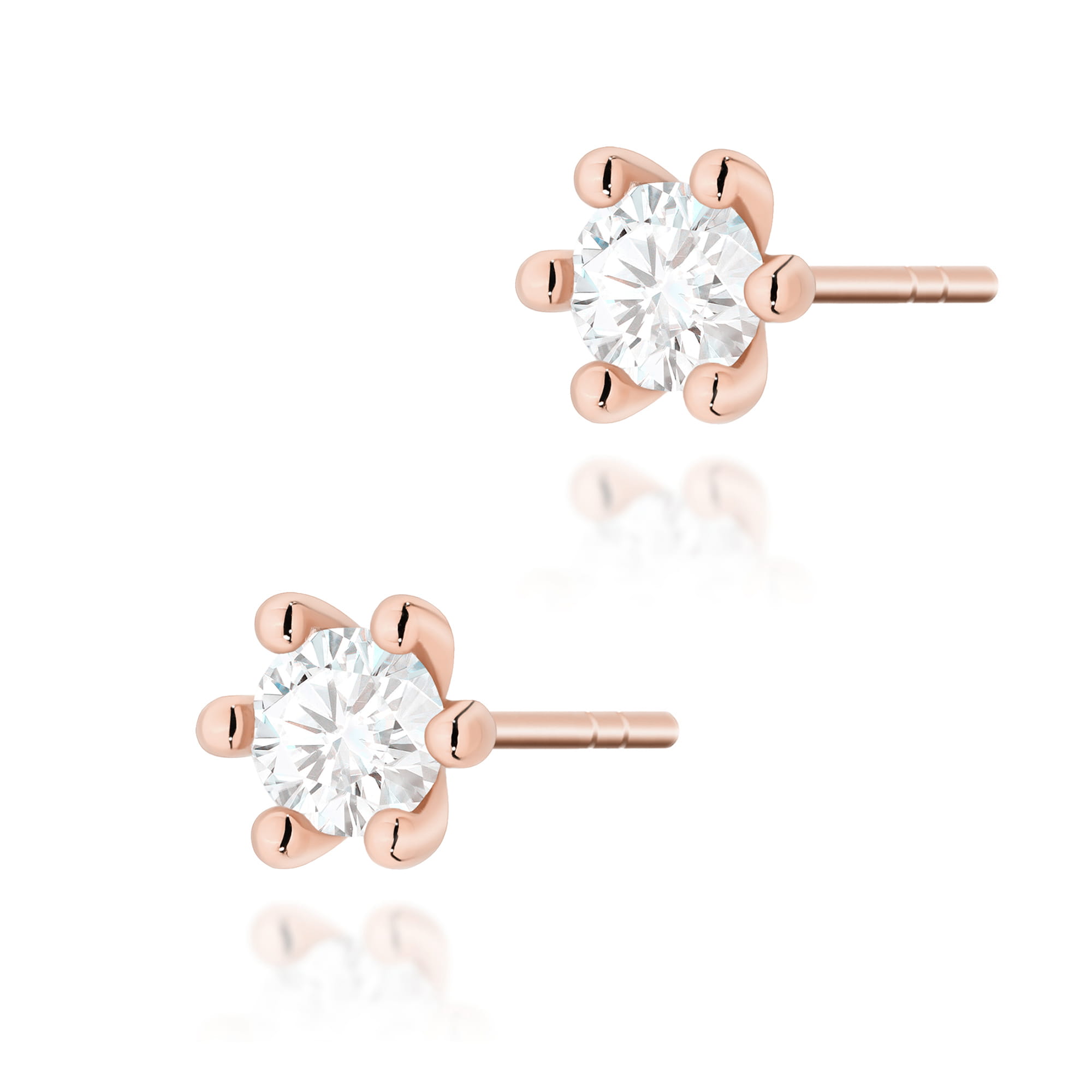 Kolczyki K0222 Diament 2 x 0