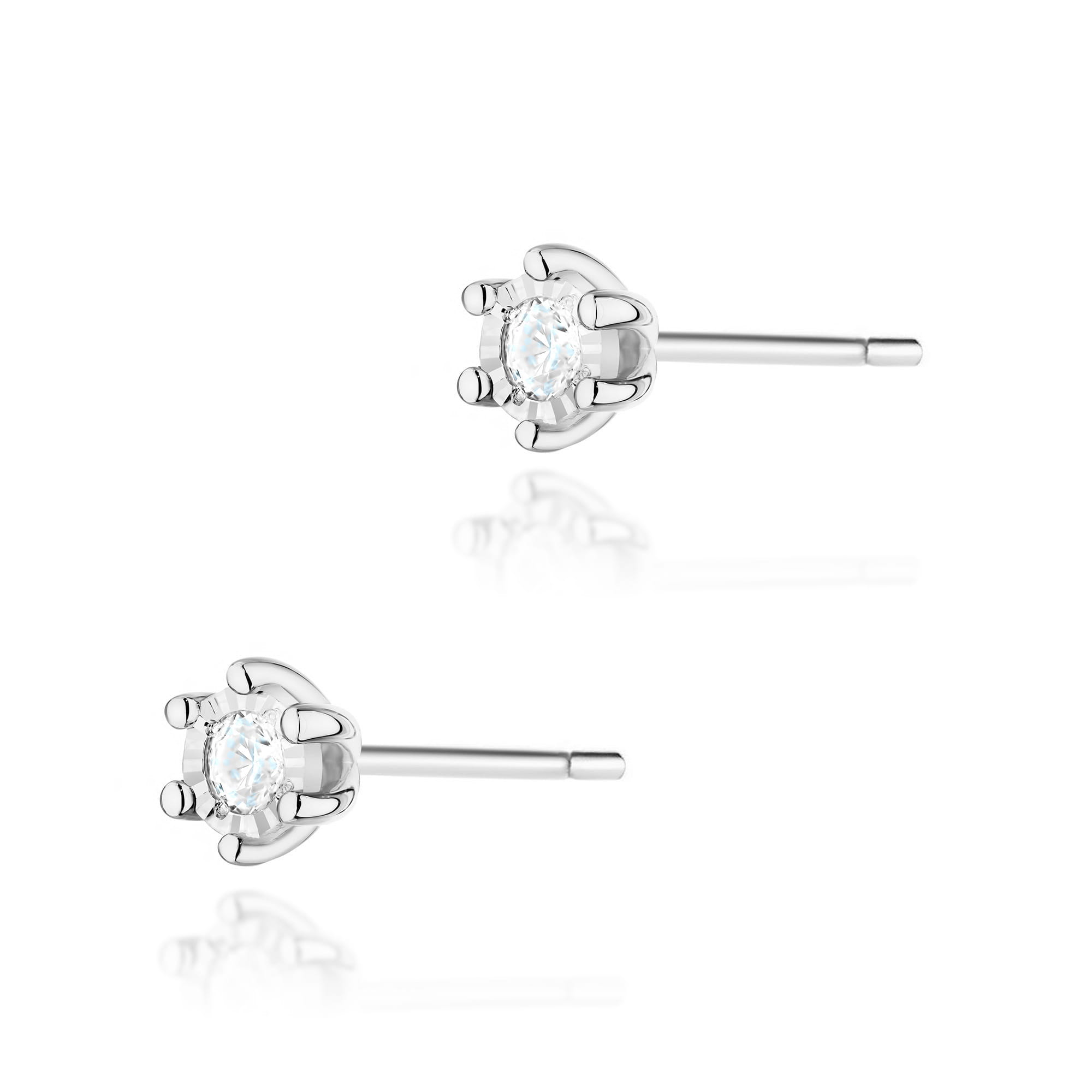 Kolczyki K0222BT Diament 2 x 0