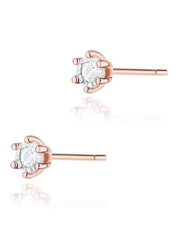 Kolczyki K0222BT Diament 2 x 0