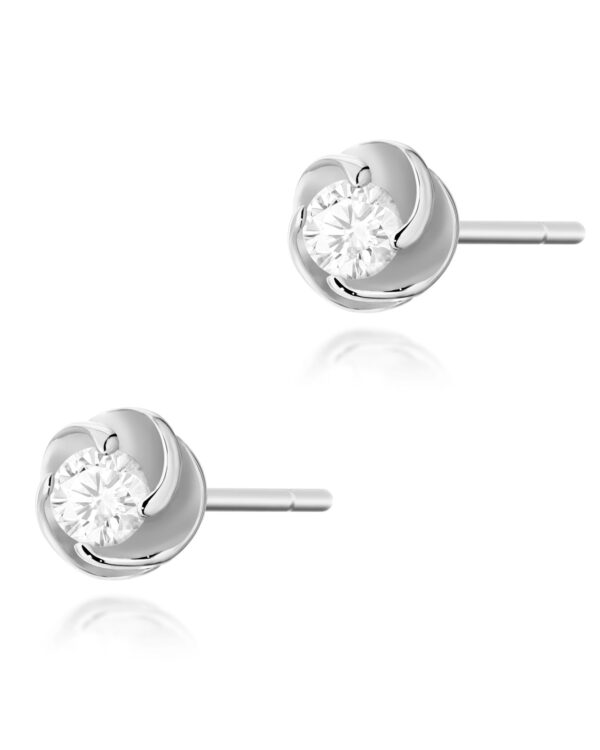 Kolczyki K0329 Diament 2 x 0