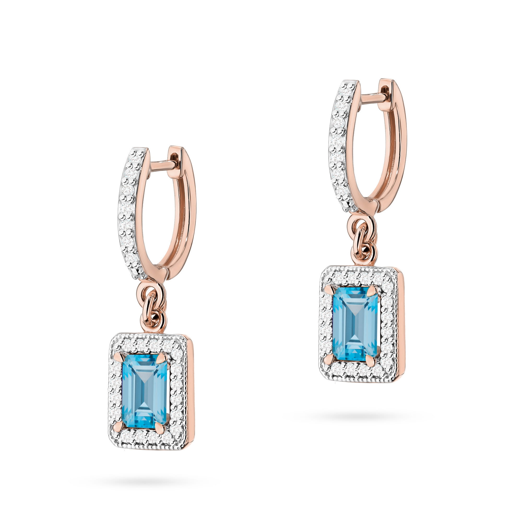 Kolczyki K0422 Topaz 2 x 0