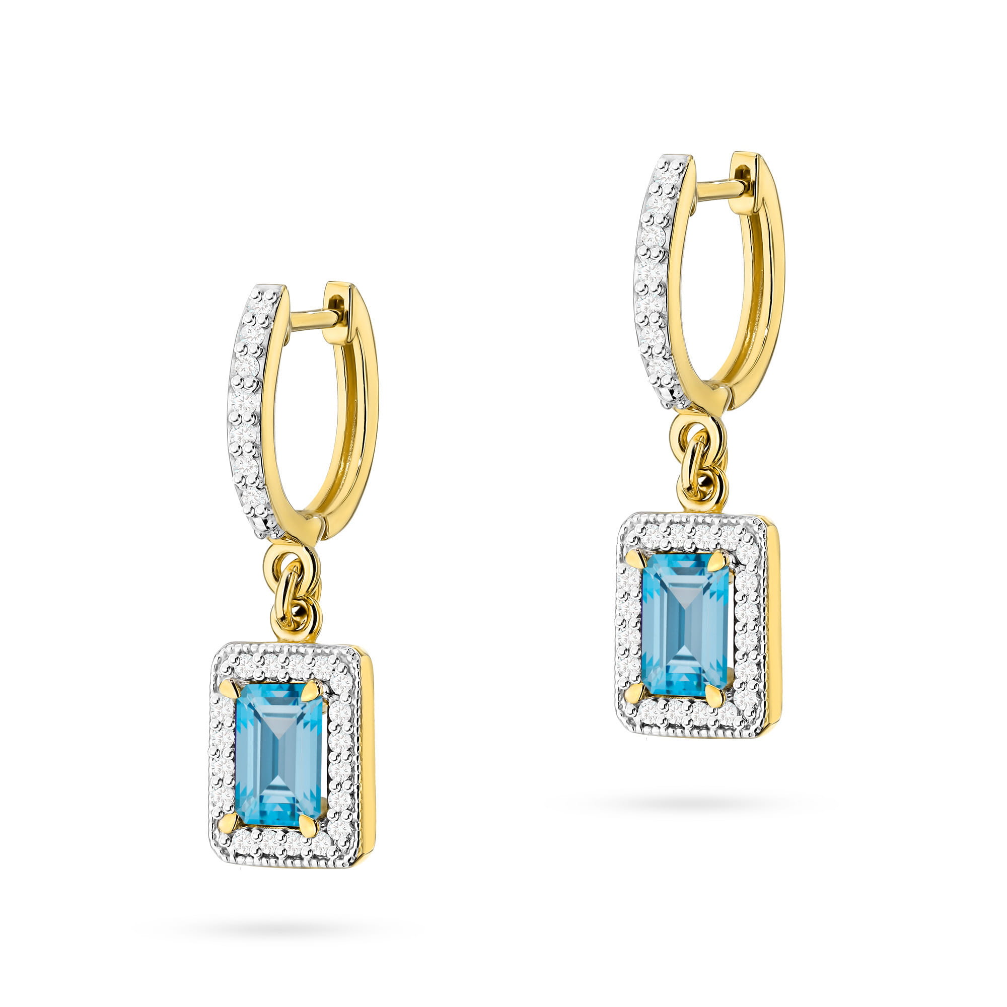 Kolczyki K0422 Topaz 2 x 0